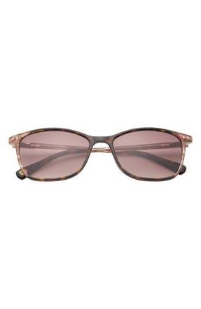 Ted Baker 56mm Full Rim Rectangle Sunglasses in Tortoise at Nordstrom Rack