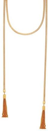 Vince Camuto Tassel Chain Necklace in Gold Tone at Nordstrom Rack