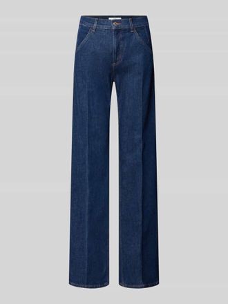 Brax Brax Wide Leg Jeans mit B&uuml;gelfalten Modell STYLE.MAINE in Marine, Gr&ouml;&szlig;e 42