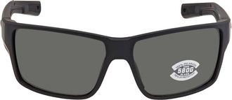 Costa REEFTON PRO Grey Polarized Glass Mens Sunglasses 6S9080 908005 63
