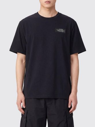 Amiri T-shirt girocollo in puro cotone con logo a contrasto