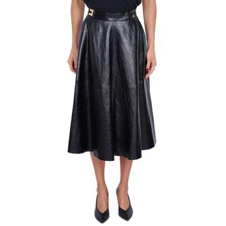 Elisabetta Franchi Dames, Rokken, Zwart, Maat: S Katoen