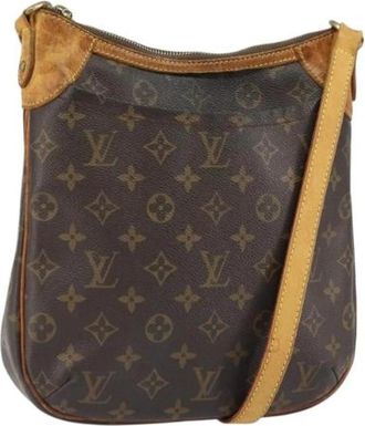 Louis Vuitton Pre-owned Canvas Cross Body Tas - Dames - Vintage Schoudertas - Bruin - ONE Size - Vintage