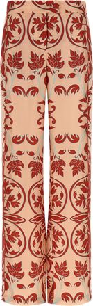 F.R.S. For Restless Sleepers Multicolor Silk Casual Womens Pants