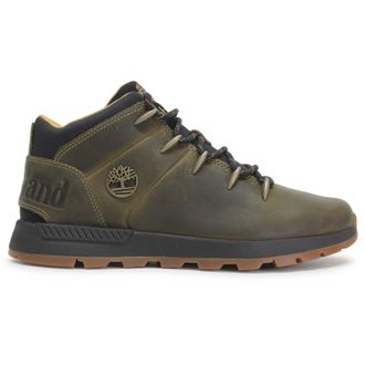 Timberland Sprint Trekker Mid Nubuck Mens Lace Up Boots - Olive - Size:UK 10.5