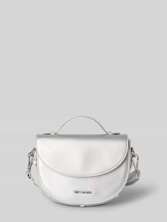 Hey Marly Handtasche mit Label-Applikation Modell Soul Sister in Silber, Gr&ouml;&szlig;e 1