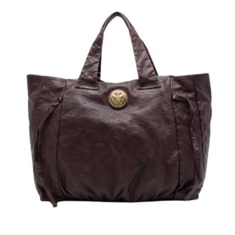 Gucci Pre-owned Tote Bags, female, Brown, Size: ONE SIZE Pre-owned Hysteria Tote Bag