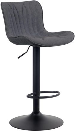 Clp Taburete de bar regulable y giratorio en Tela Negro