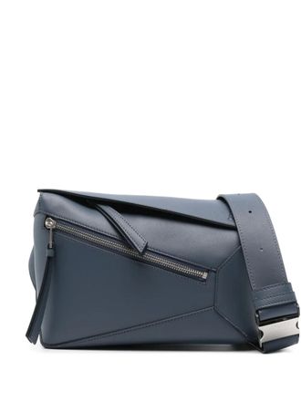 Loewe Puzzle leather belt bag - men - Calf Leather - One Size - Blue