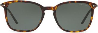 Giorgio Armani tortoiseshell sunglasses - men - Acetate - 54 - Brown