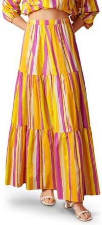 Flying Tomato Poplin Maxi Skirt in Magenta Orange at Nordstrom Rack, Size Medium