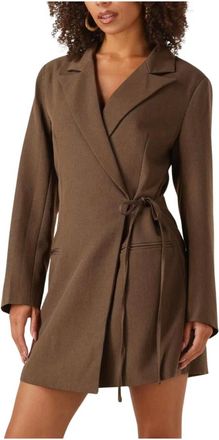 Ydence Ydence, Dames, Jurken, Bruin, Maat: XL