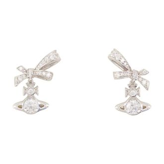 Vivienne Westwood Angelique Earrings - Accessories - Mujer - Gris - ONE SIZE