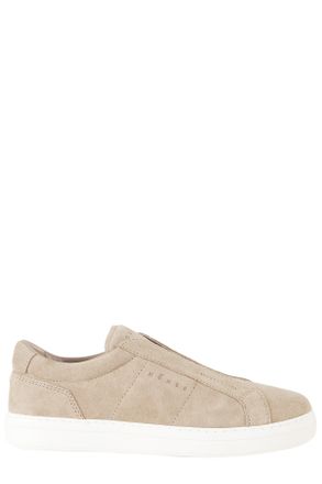 Hogan Brown H668 Slip-On Suede Leather Loafers