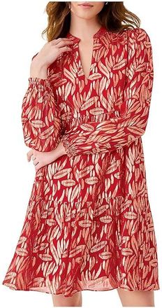Lilly Pulitzer Cornellia Silk Dress Womens Dress Cranberry Red : 14
