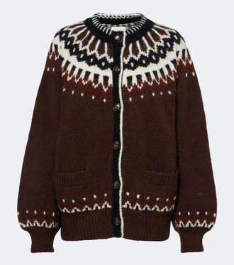 D&ocirc;en D&ocirc;en C&aacute;rdigan Hue Fair Isle en mezcla de alpaca y lana
