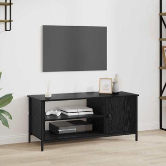 vidaXL vidaXL Mobile TV Rovere nero 100 x 40 x 45 cm Legno multistrato