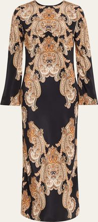 Veronica Beard Lupita Paisley Maxi Dress