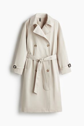 H&M Trenchcoat aus Twill - Beige