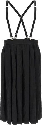 Comme Des Gar&ccedil;ons Braced Midi Skirt - Heren - Wijde Broeken - Zwart - S - Broeken