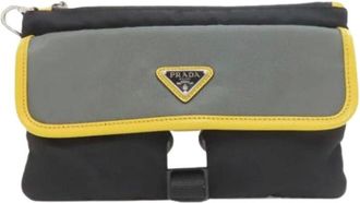 Prada Pre-owned Belt Bags, female, Multicolor, Size: ONE SIZE Pre-owned Nylon Belt Bag