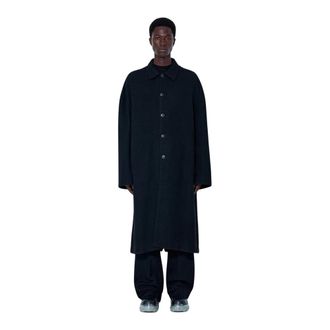 Rick Owens Buttoned Brad Jas - Heren - Mantel - Zwart - M - Jassen