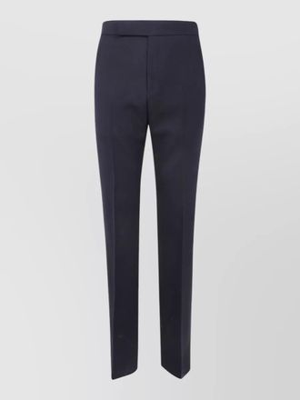 Tom Ford high twist twill flat front tailored pant
