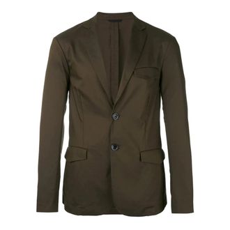 Emporio Armani Blazer con revers a contrasto - - Jackets - Uomo - Marrone - L
