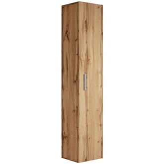 Badplaats Columna De Ba&ntilde;o Pluto 30 X 30 X 150 Cm - Roble - Mueble De Ba&ntilde;o