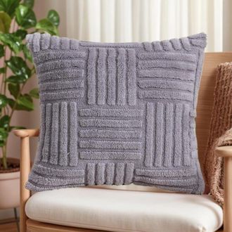 OEM Funda De Almohada - Punto De Ganchillo En Algod&oacute;n Mezclado - Para Sof&aacute; Silla Cama - 45x45 Cm - 1 Unidad