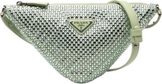 Prada Pre-owned Belt Bags, female, Green, Size: ONE SIZE Pre-owned Fabric Belt Bag