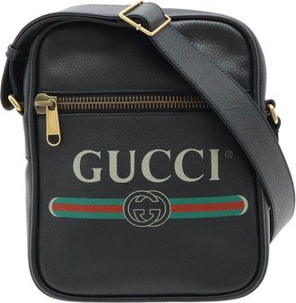 Gucci Print Messenger Bag (Authentic Pre-Loved)