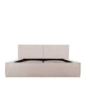 DRAWER Cama con cofre de tela 140x190cm - Beige