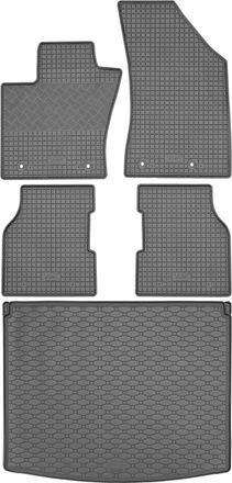 OEM Juego De Alfombrillas De Goma Para El Coche Y El Maletero Para El Jeep Compass Suv De Agosto De 2017
