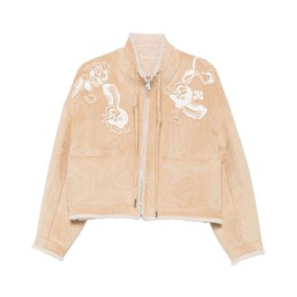Ermanno Scervino Mujer, Chaquetas, Beige, Talla: S