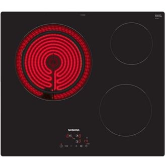 SIEMENS Vitrocer&aacute;mica 60cm 3 Fuegos 5700w Negro - Et61rbkb8e - Siemens