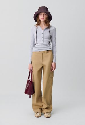 Claudie Pierlot Set t-shirt cardigan coton