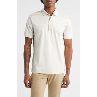 Aur&eacute;lien AUR1 Solid Cotton Polo in Ecru at Nordstrom Rack, Size Medium