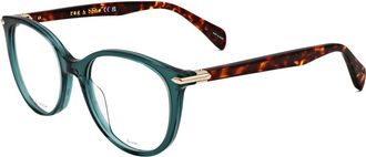 Rag & Bone RNB3023 0ZI9 00 Teal Havana 51mm