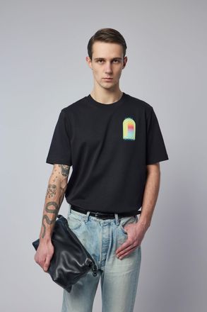 Casablanca Black Jersey T-shirt