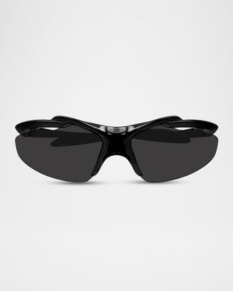 Balenciaga Men & apos;s Turbo Plastic D-Frame Sunglasses