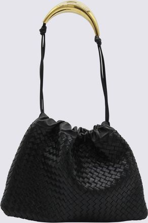 Bottega Veneta Black Leather Pouch