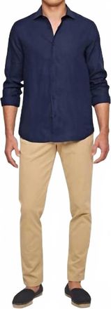 Orlebar Brown Fallon Stretch-Cotton Pants In Sand Dune