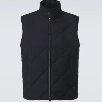 Canali Quilted puffer vest
