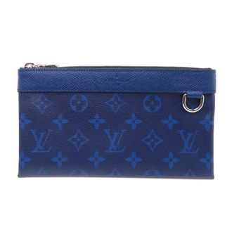 Louis Vuitton Blue Taigarama Pochette Pouch (Pre-Owned)
