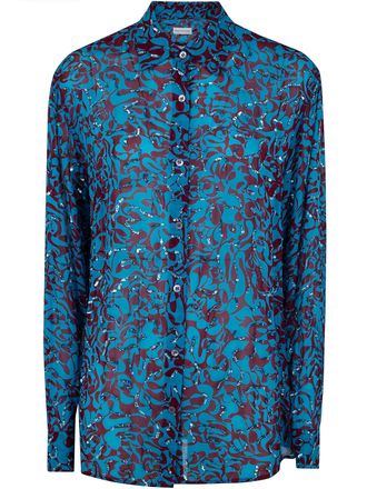 Dries Van Noten Clavelly Embroidered Shirt