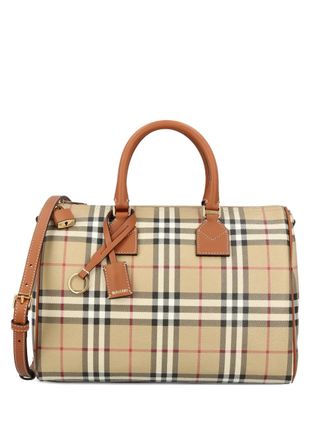 Burberry checked cross-body bag - Beige