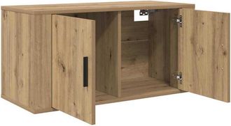 vidaXL Mueble Para Tv Montado En La Pared Roble Artisan Vidaxl