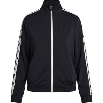 Electric Yoga Bolt Track Jacket in Black/white at Nordstrom, Size X-Large