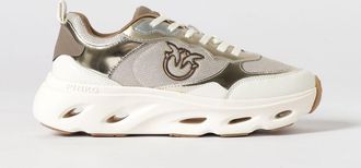 Pinko Sneakers Pink 09 Pinko in mesh e pelle laminata